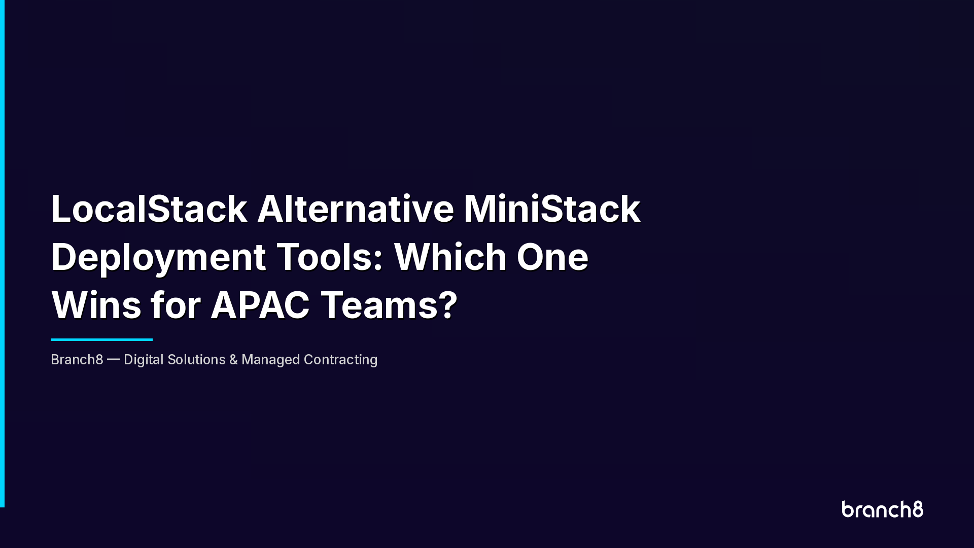 LocalStack vs MiniStack: Which Deployment Tool Wins for APAC? | Branch8