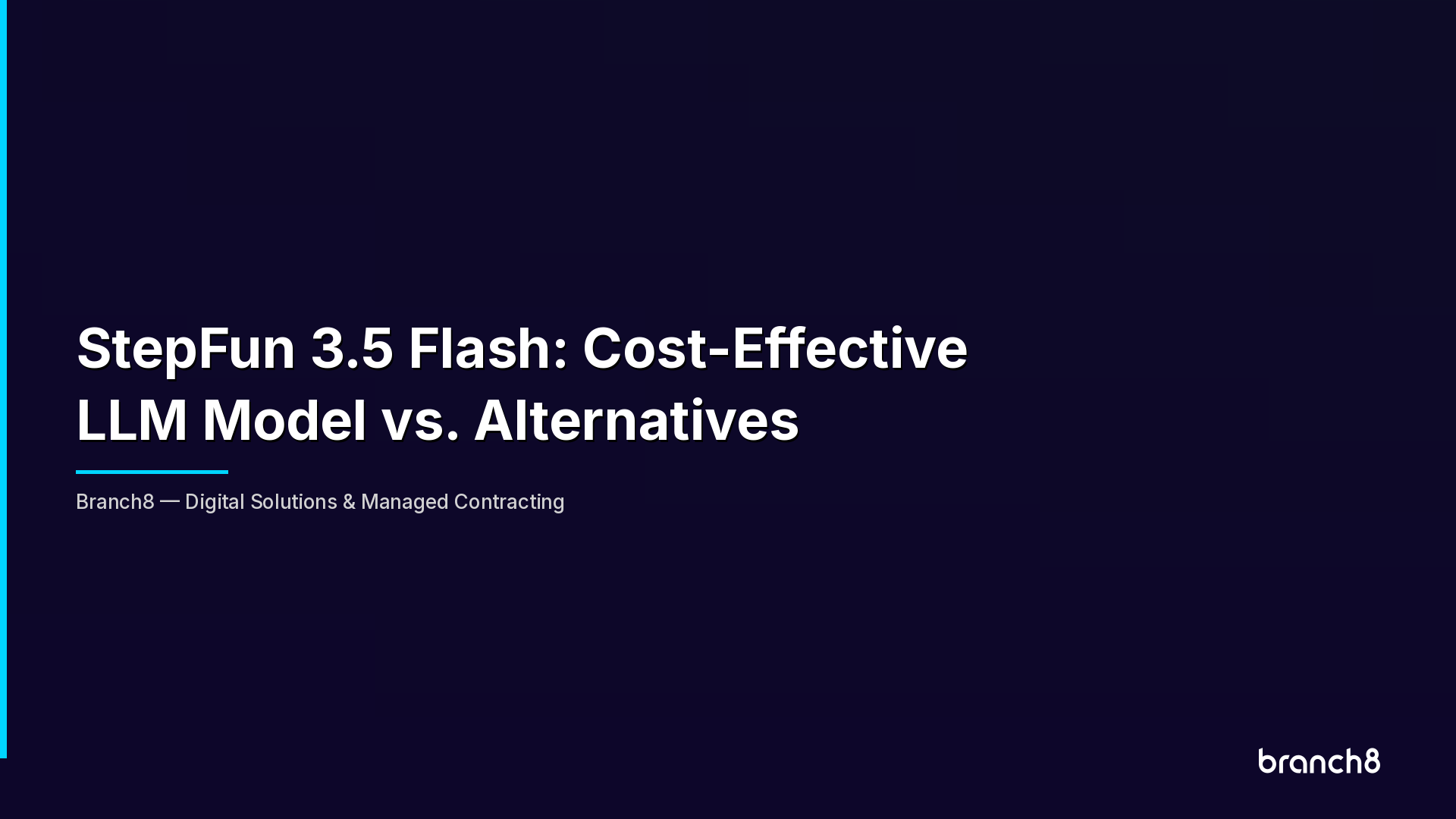 StepFun 3.5 Flash: Cost-Effective LLM Model Comparison | Branch8